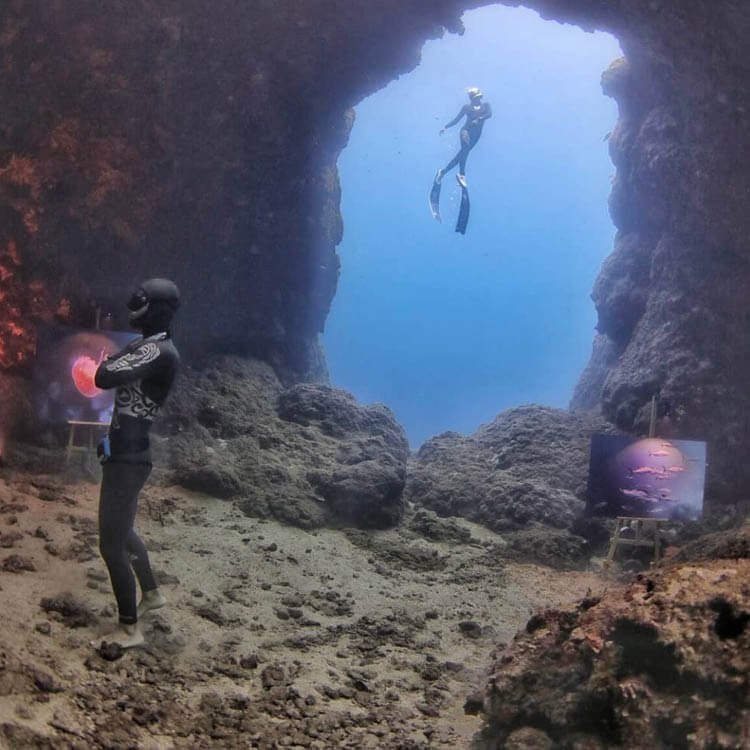 Unterwassergalerie in Griechenland