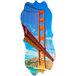 Gloss White Benelux Aluminum Metal Prints