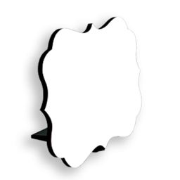 Gloss White Benelux HB Desktop Photo Panel