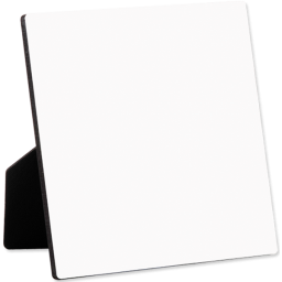 Gloss White HB Desktop Photo Panels Hinged, Flat Top