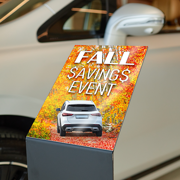 Motor Vehicle Business sign