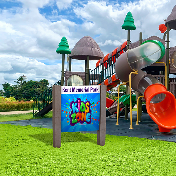 Community Building sign