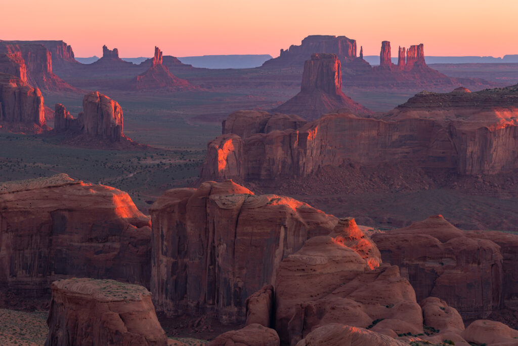 First Light at Monument Valley by Matt Payne